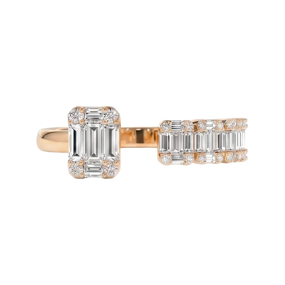 18K Rose Gold Plated, 10K Solid Rose Gold
