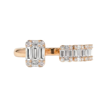 18K Rose Gold Plated, 10K Solid Rose Gold