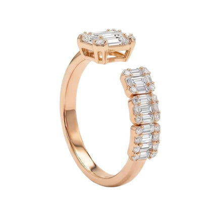 18K Rose Gold Plated, 10K Solid Rose Gold