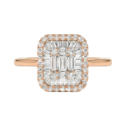 18K Rose Gold Plated, 10K Solid Rose Gold