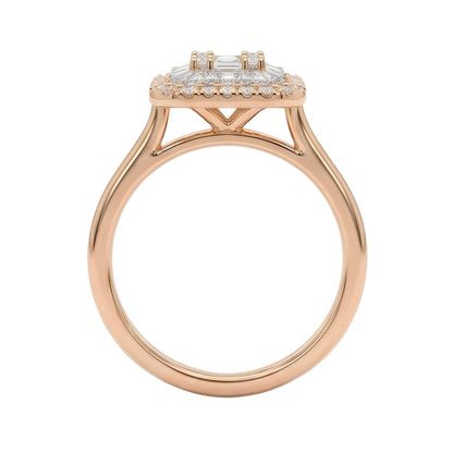 18K Rose Gold Plated, 10K Solid Rose Gold