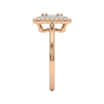 18K Rose Gold Plated, 10K Solid Rose Gold