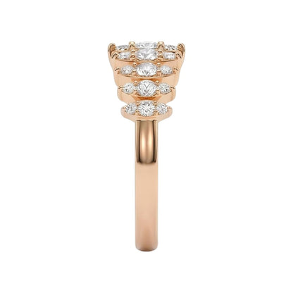 18K Rose Gold Plated, 10K Solid Rose Gold
