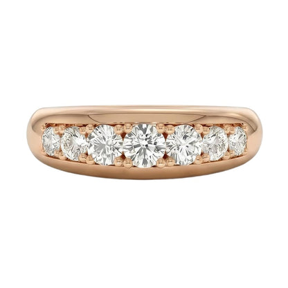 18K Rose Gold Plated, 10K Solid Rose Gold