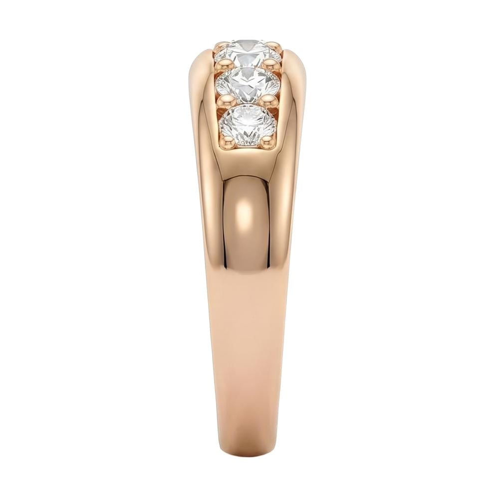 18K Rose Gold Plated, 10K Solid Rose Gold