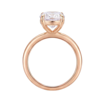 18K Rose Gold Plated, 10K Solid Rose Gold