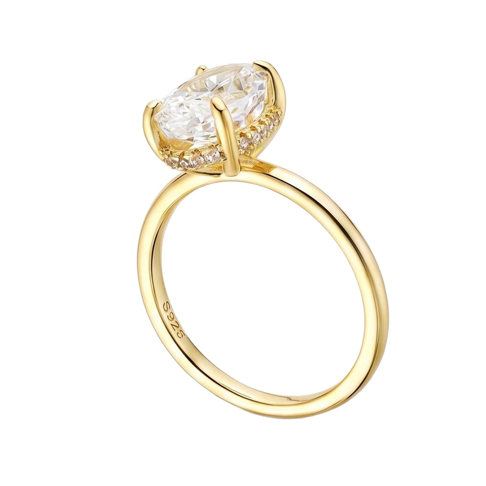 18K Yellow Gold Plated, 10K Solid Yellow Gold