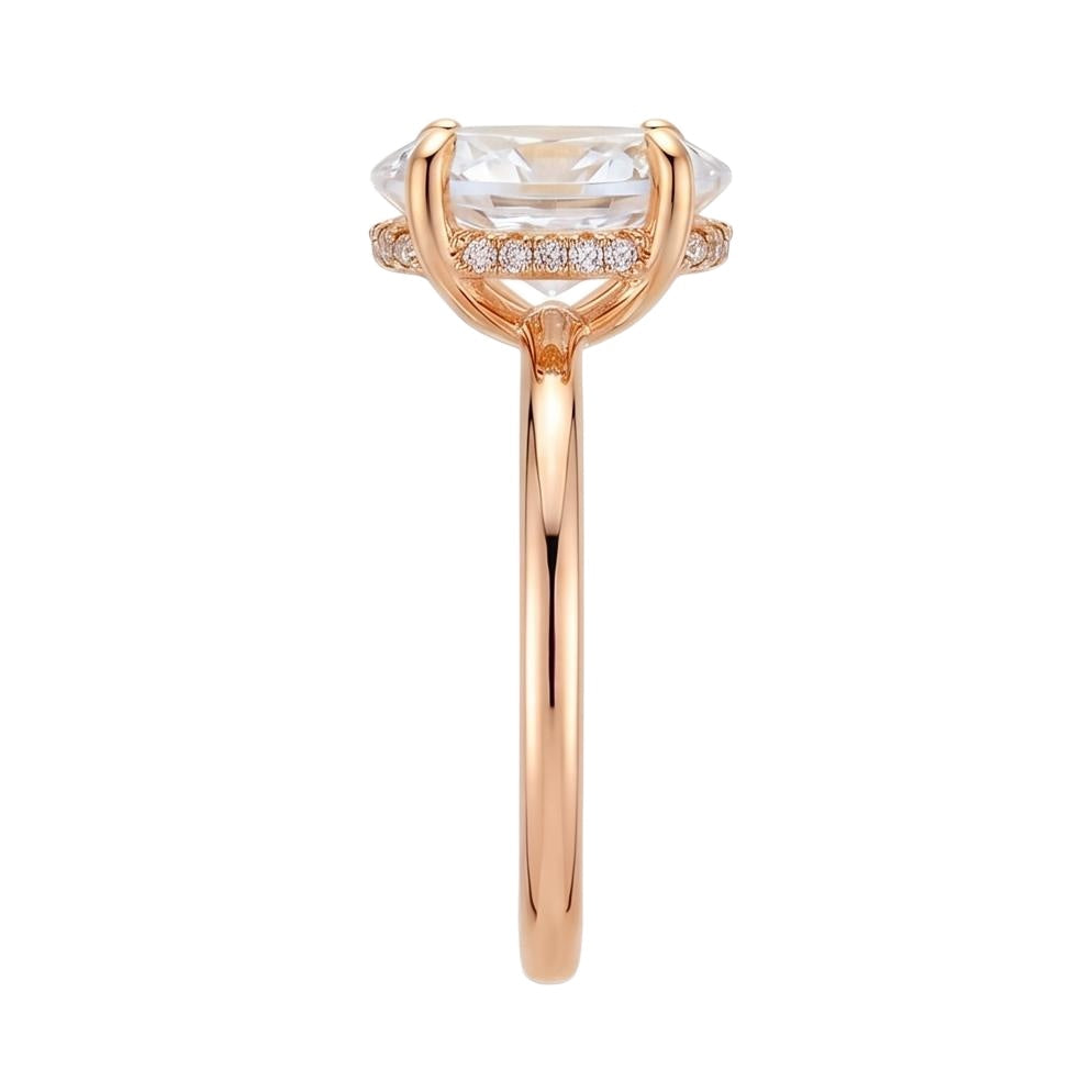 18K Rose Gold Plated, 10K Solid Rose Gold