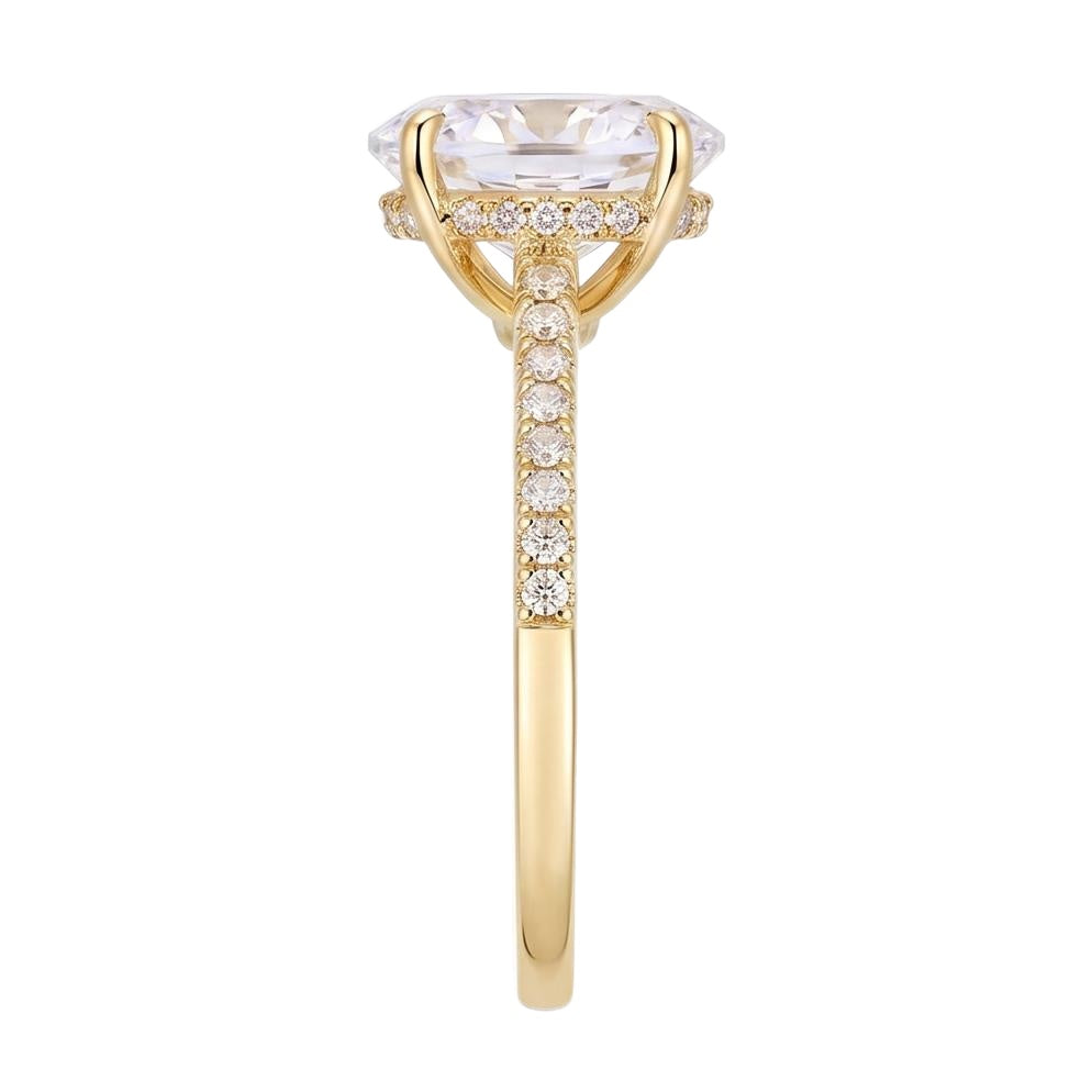 18K Yellow Gold Plated, 10K Solid Yellow Gold