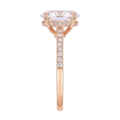 18K Rose Gold Plated, 10K Solid Rose Gold