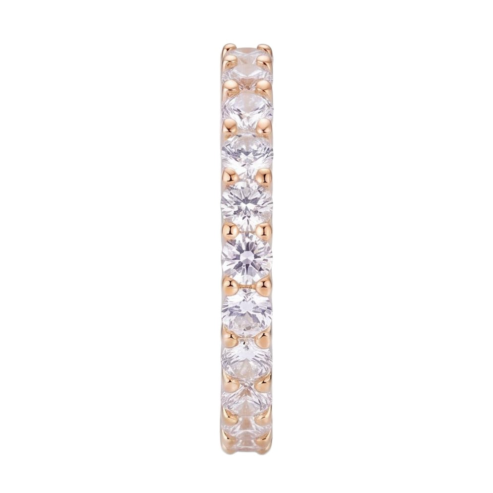 18K Rose Gold Plated, 10K Solid Rose Gold