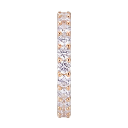 18K Rose Gold Plated, 10K Solid Rose Gold
