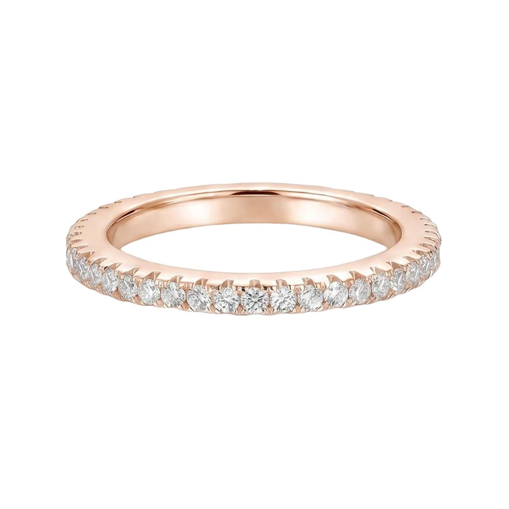 18K Rose Gold Plated, 10K Solid Rose Gold