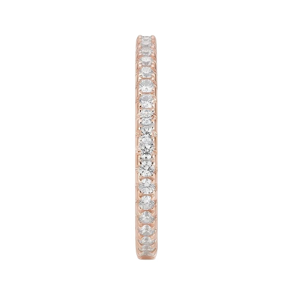 18K Rose Gold Plated, 10K Solid Rose Gold