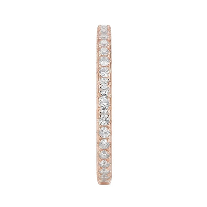 18K Rose Gold Plated, 10K Solid Rose Gold
