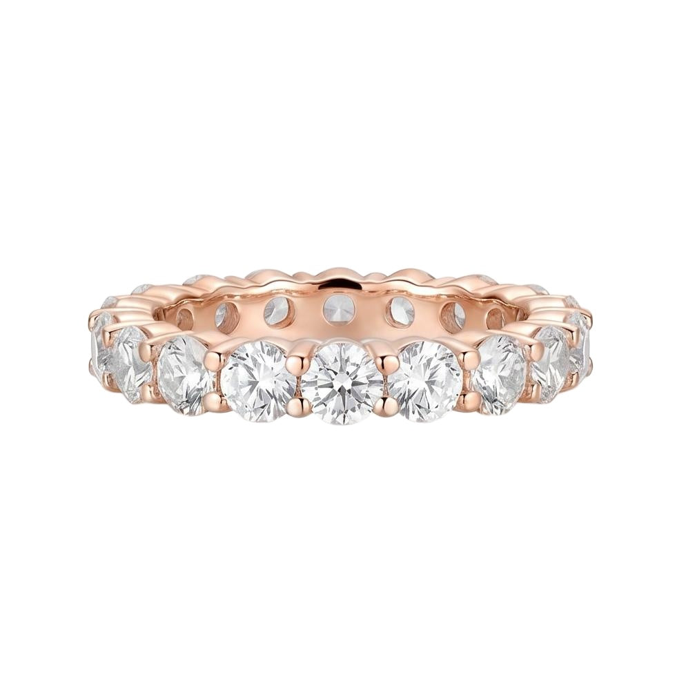 18K Rose Gold Plated, 10K Solid Rose Gold
