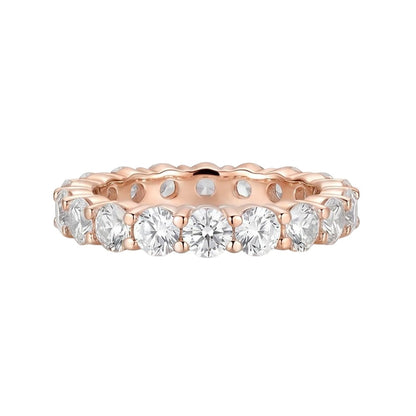 18K Rose Gold Plated, 10K Solid Rose Gold