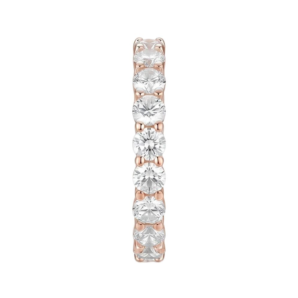 18K Rose Gold Plated, 10K Solid Rose Gold