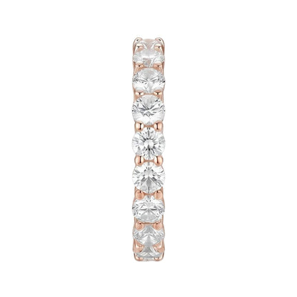 18K Rose Gold Plated, 10K Solid Rose Gold