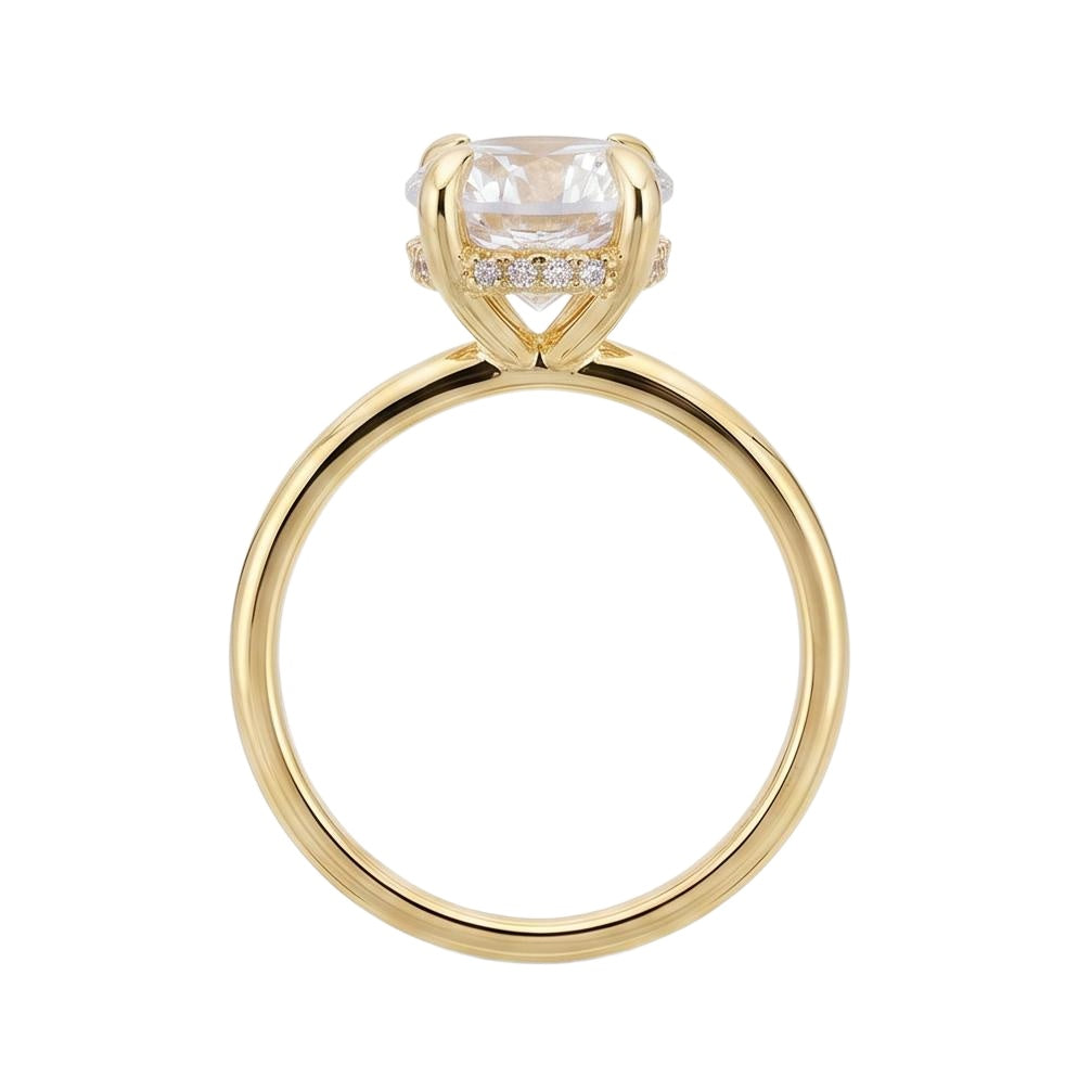 18K Yellow Gold Plated, 10K Solid Yellow Gold