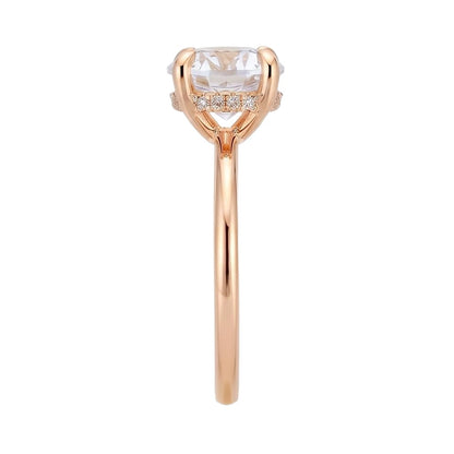 18K Rose Gold Plated, 10K Solid Rose Gold