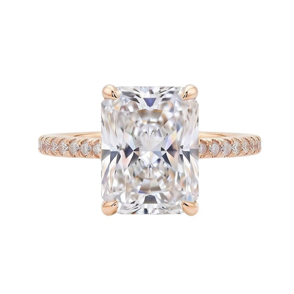 18K Rose Gold Plated, 10K Solid Rose Gold
