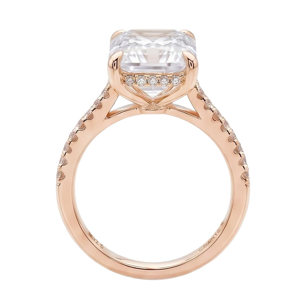 18K Rose Gold Plated, 10K Solid Rose Gold