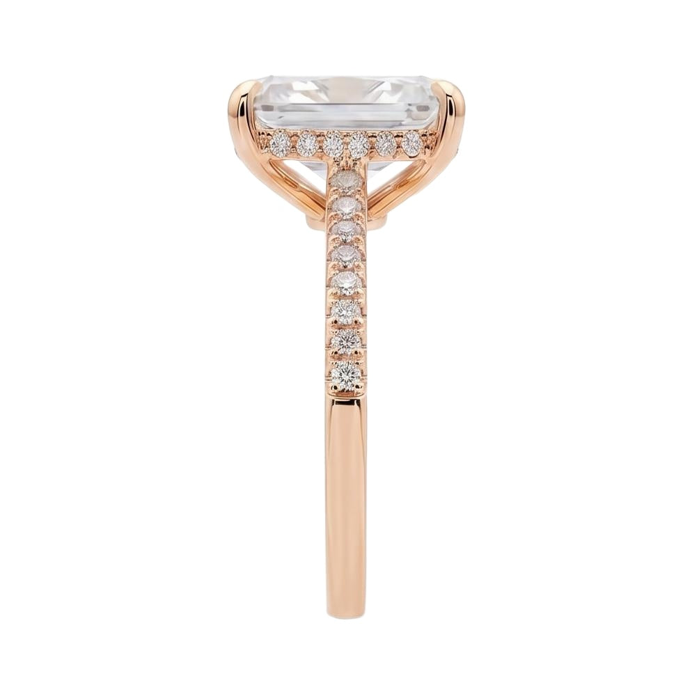 18K Rose Gold Plated, 10K Solid Rose Gold