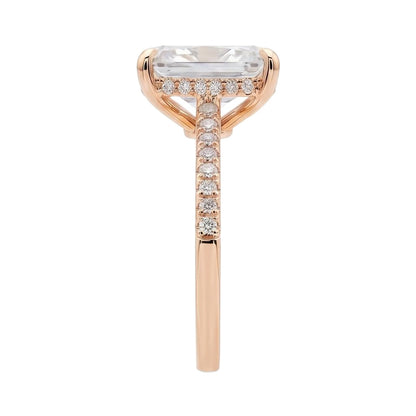 18K Rose Gold Plated, 10K Solid Rose Gold