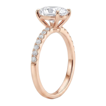 18K Rose Gold Plated, 10K Solid Rose Gold
