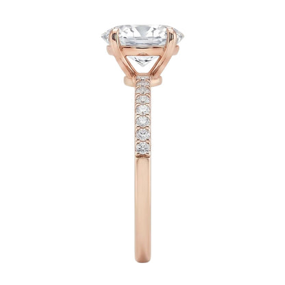 18K Rose Gold Plated, 10K Solid Rose Gold
