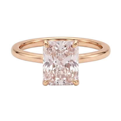 18K Rose Gold Plated, 10K Solid Rose Gold