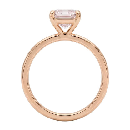 18K Rose Gold Plated, 10K Solid Rose Gold