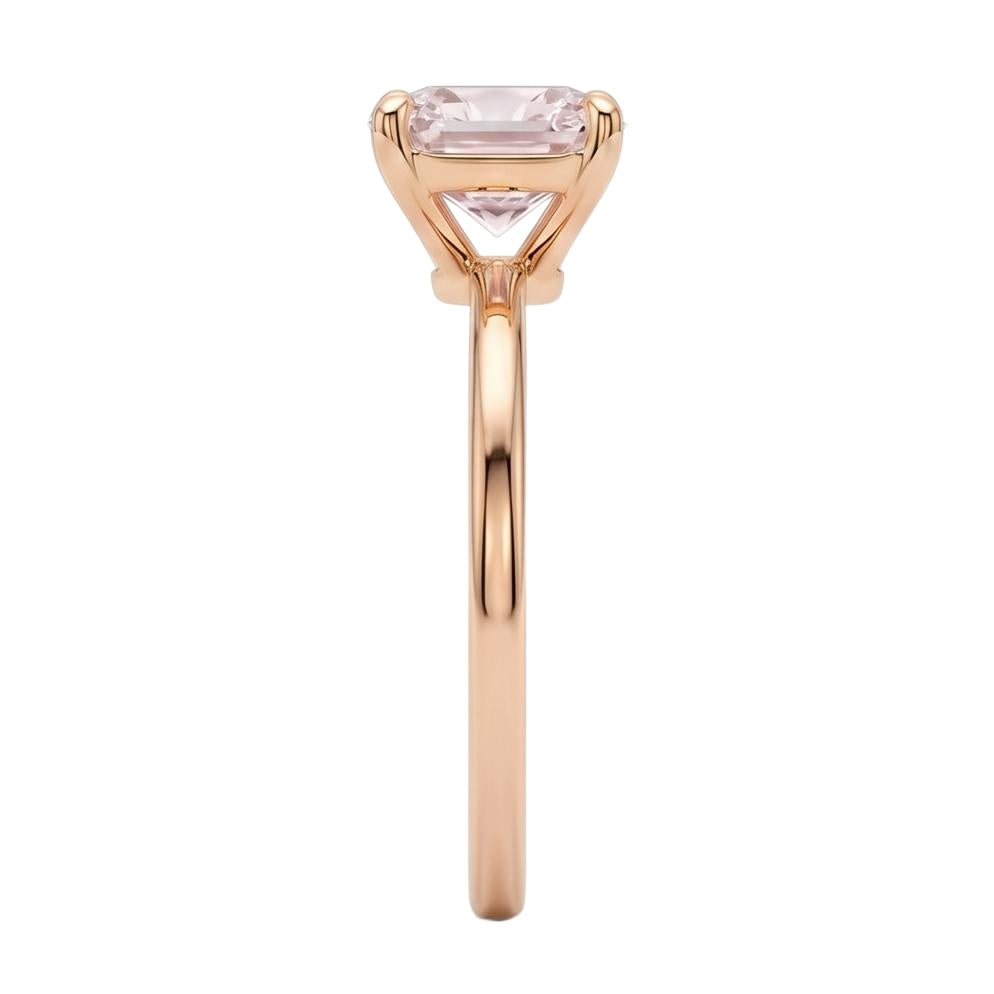 18K Rose Gold Plated, 10K Solid Rose Gold