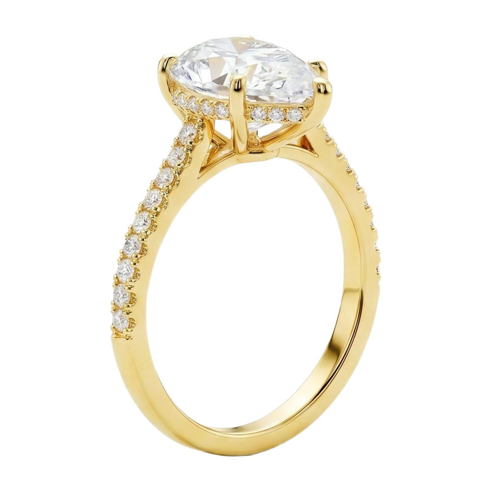 18K Yellow Gold Plated, 10K Solid Yellow Gold