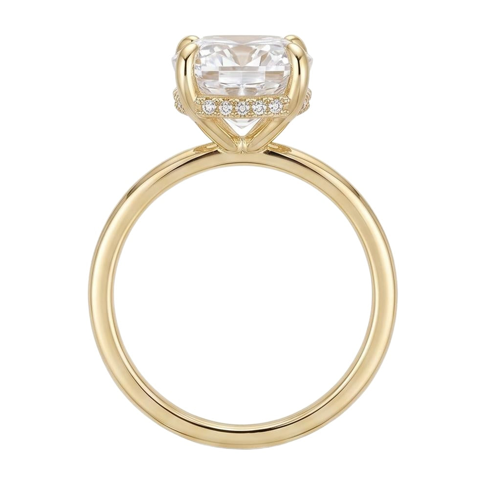 18K Yellow Gold Plated, 10K Solid Yellow Gold