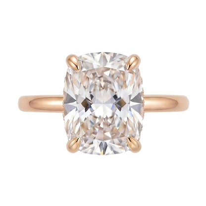 18K Rose Gold Plated, 10K Solid Rose Gold