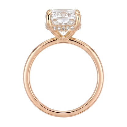 18K Rose Gold Plated, 10K Solid Rose Gold