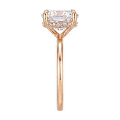18K Rose Gold Plated, 10K Solid Rose Gold