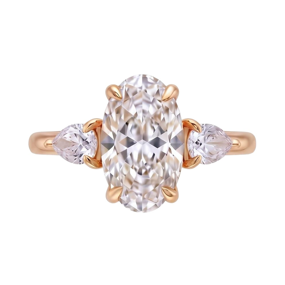 18K Rose Gold Plated, 10K Solid Rose Gold