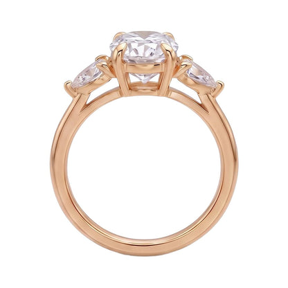 18K Rose Gold Plated, 10K Solid Rose Gold