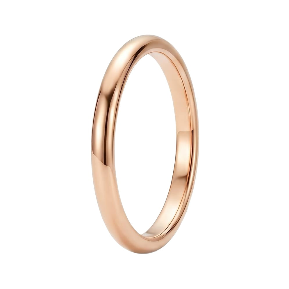 18K Rose Gold Plated, 10K Solid Rose Gold