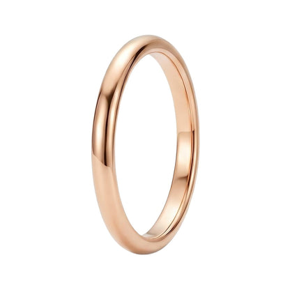18K Rose Gold Plated, 10K Solid Rose Gold