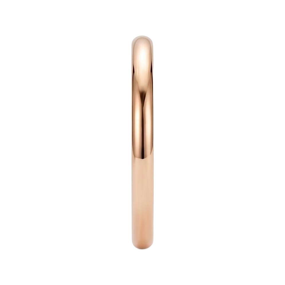 18K Rose Gold Plated, 10K Solid Rose Gold