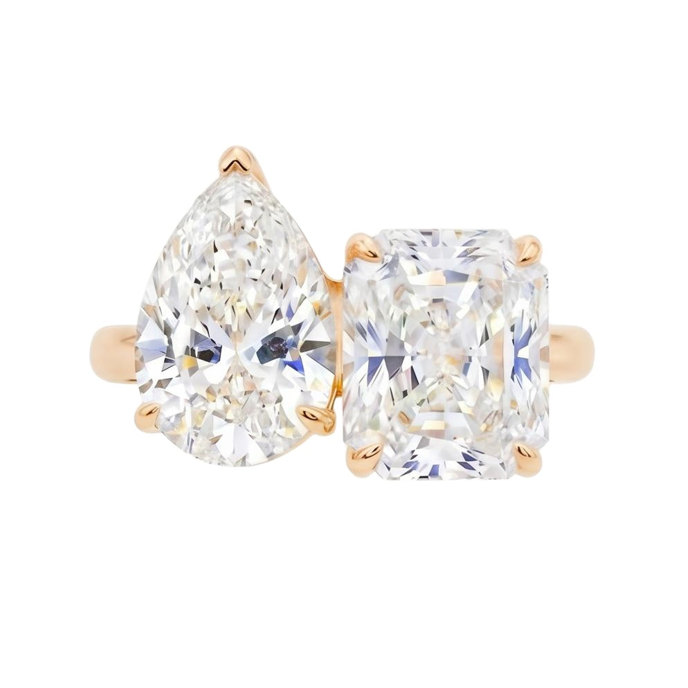 18K Rose Gold Plated, 10K Solid Rose Gold
