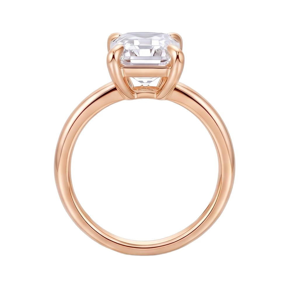 18K Rose Gold Plated, 10K Solid Rose Gold