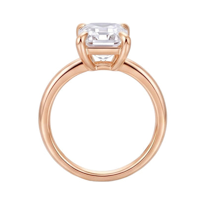 18K Rose Gold Plated, 10K Solid Rose Gold