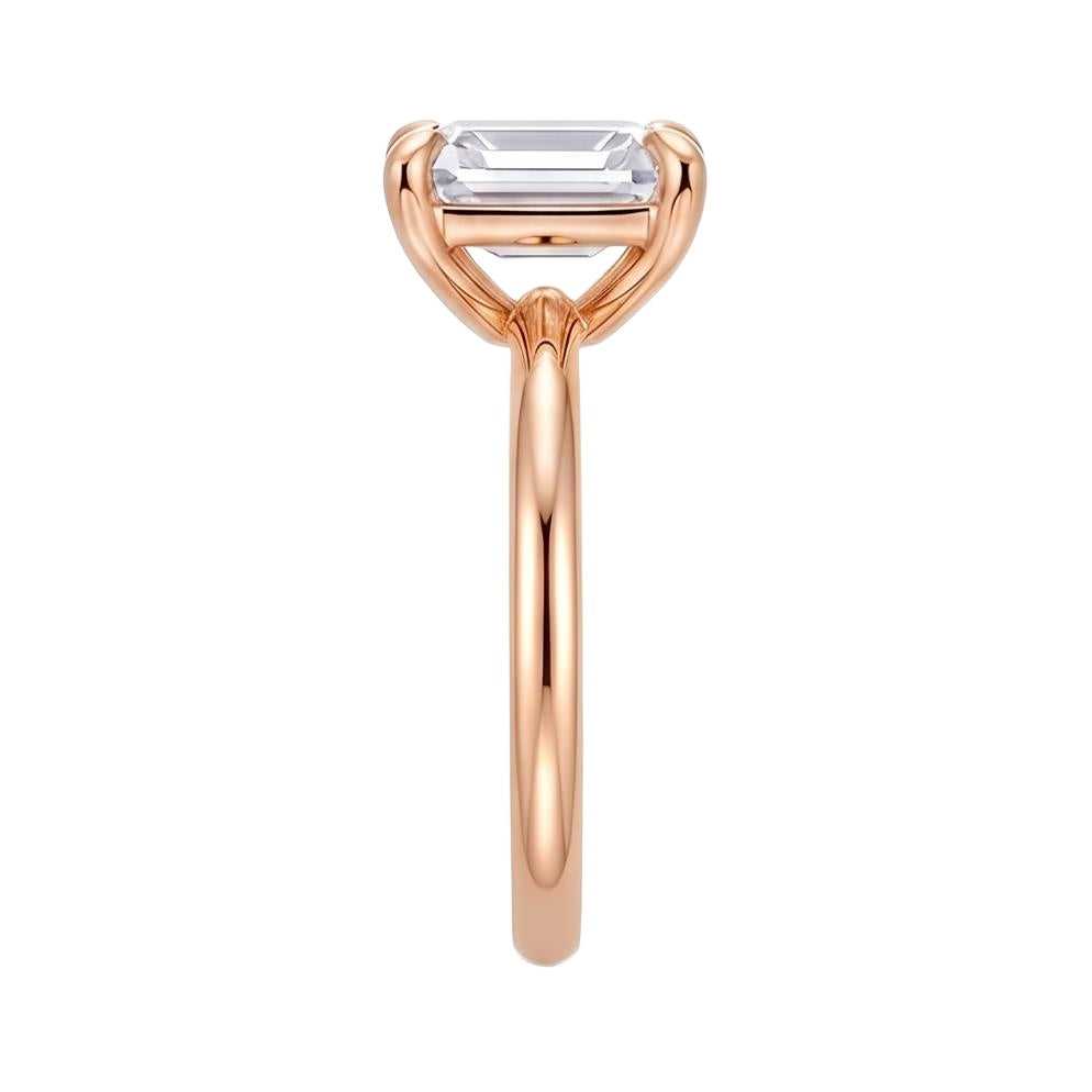 18K Rose Gold Plated, 10K Solid Rose Gold