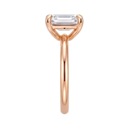 18K Rose Gold Plated, 10K Solid Rose Gold
