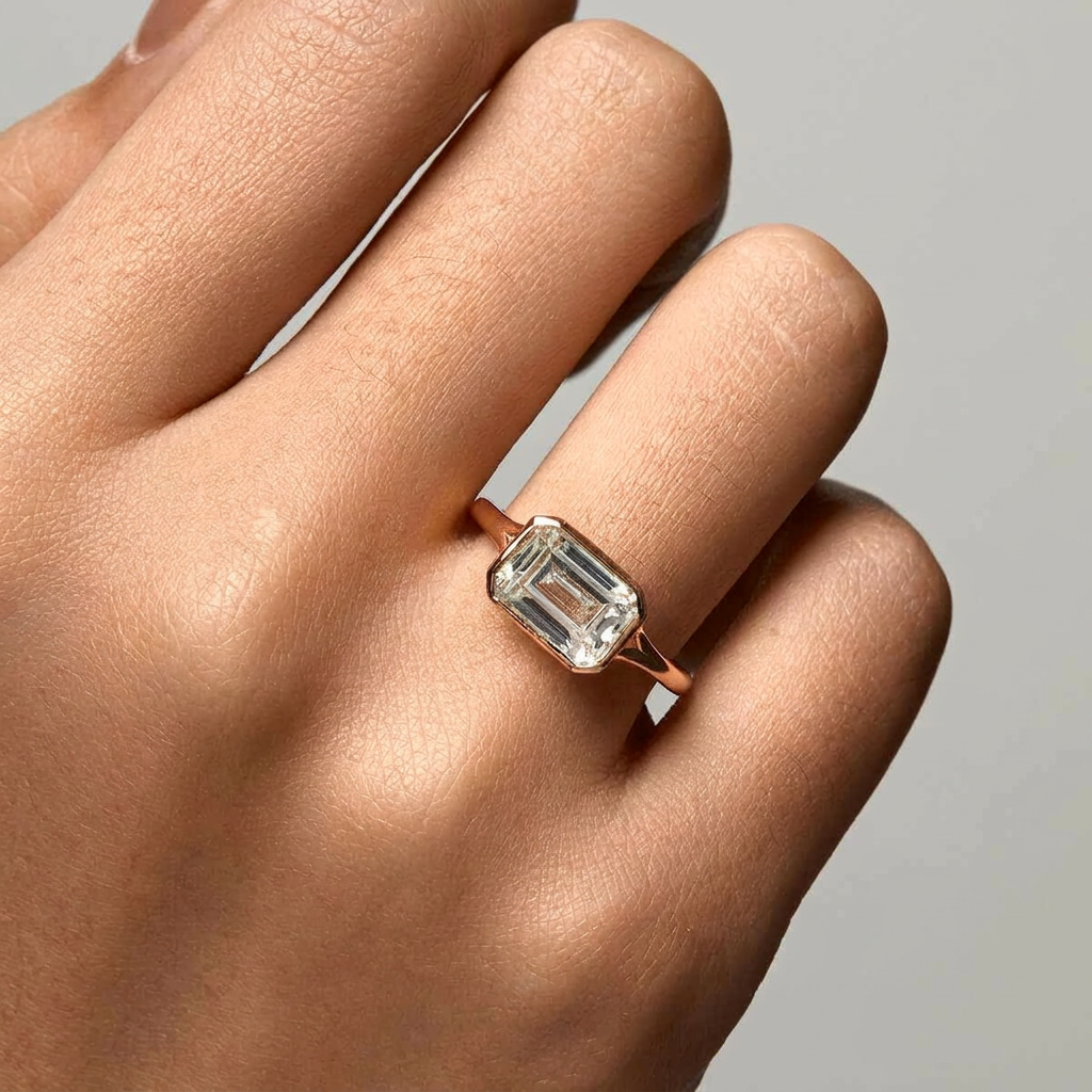 18K Rose Gold Plated, 10K Solid Rose Gold
